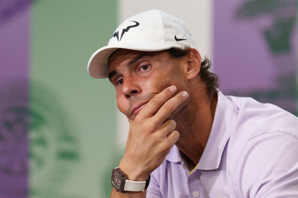 Nadal zaradi poškodbe trebušne prepone odpovedal polfinale